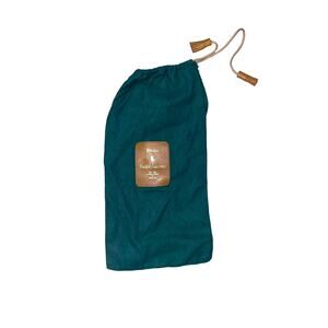 Polo Ralph Lauren Green Shoe Dust Bag with Leather Tassels Unisex